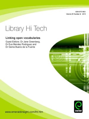 cover image of Library Hi Tech, Volume 31, Issue 4